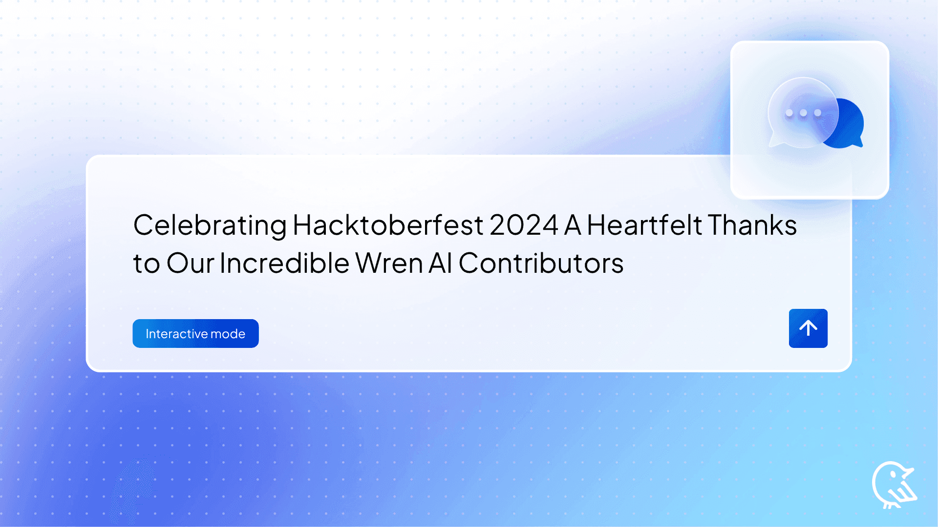 Celebrating Hacktoberfest 2024: A Heartfelt Thanks to Our Incredible Wren AI Contributors