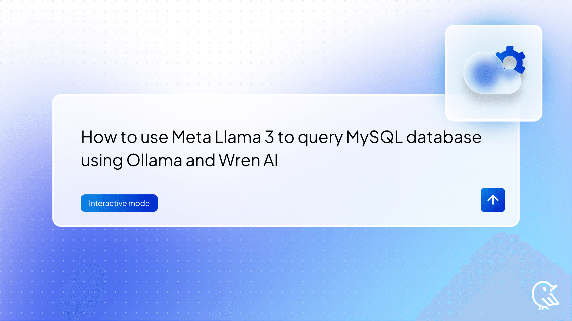 How to use Meta Llama 3 to query MySQL database using Ollama and Wren AI